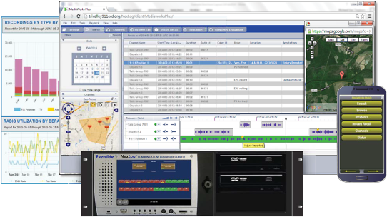 multiple screenshots of the Eventide software